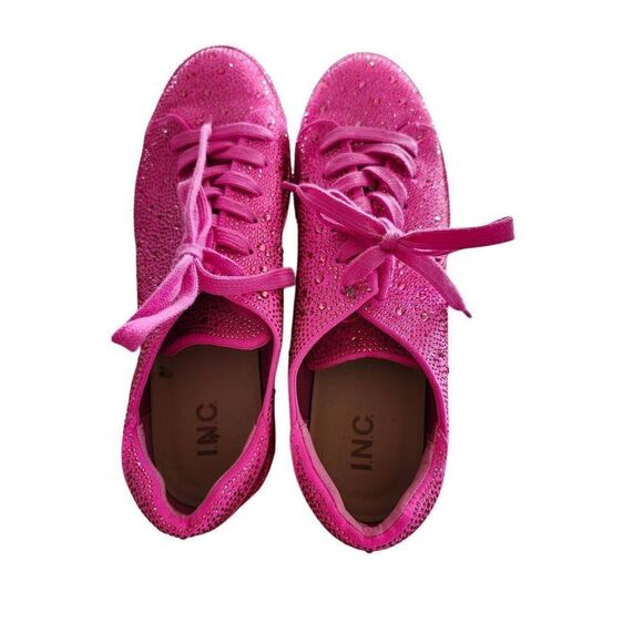 I.n.c. International Concepts Sneakers Pink Shoes Size 12 - Picture 2 of 5